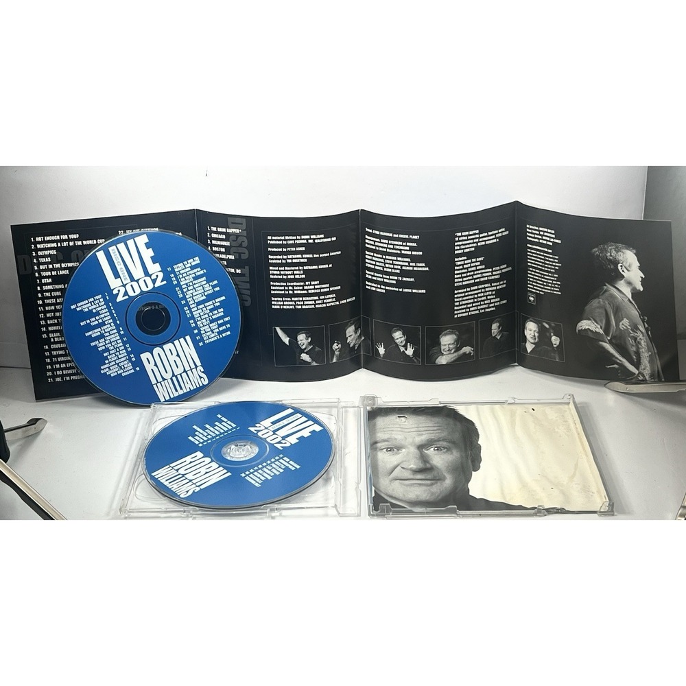 Robin Williams Live 2002 2CD Comedy Album Set Explicit Version Complete